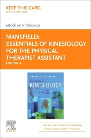 Cover of Essentials of Kinesiology for the Physical Therapist Assistant Elsevier eBook on Vitalsource (Retail Access Card)