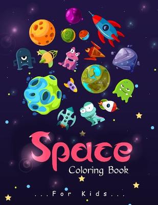 Book cover for Space Coloring Book