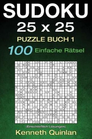 Cover of Sudoku 25 x 25 Puzzle Buch 1