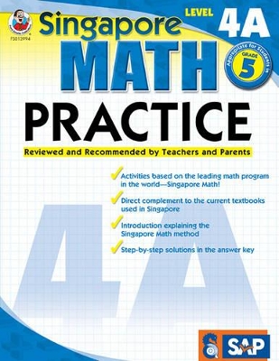 Book cover for Math Practice, Grade 5