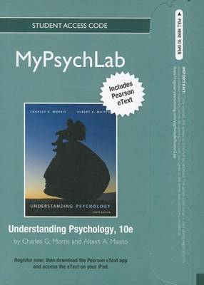 Book cover for NEW MyLab Psychology  with Pearson eText -- Standalone Access Card -- for Understanding Psychology