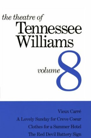 Cover of The Theatre of Tennessee Williams Volume VIII
