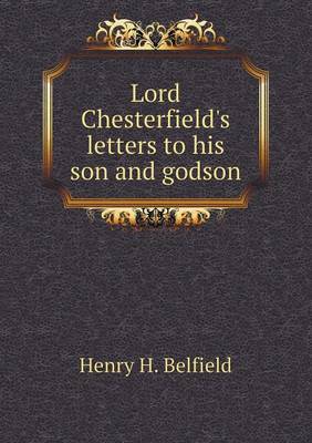 Book cover for Lord Chesterfield's letters to his son and godson