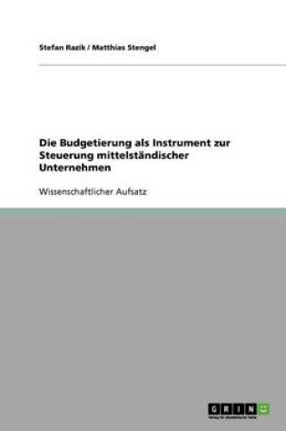 Cover of Die Budgetierung als Instrument zur Steuerung mittelständischer Unternehmen