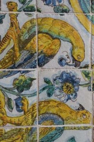 Cover of Ceramic Tile Mosaic of Yellow Birds Journal