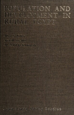 Book cover for Population and Development in Rural Egypt