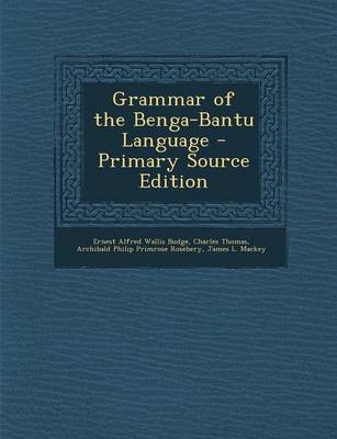 Book cover for Grammar of the Benga-Bantu Language