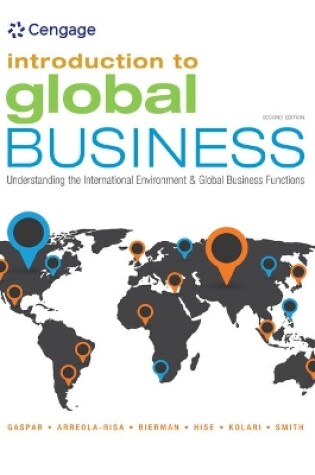 Cover of Mindtap Management, 1 Term (6 Months) Printed Access Card for Gaspar/Kolari/Hise/Bierman/Smith/Arreola-Risa's Introduction to Global Business, 2nd