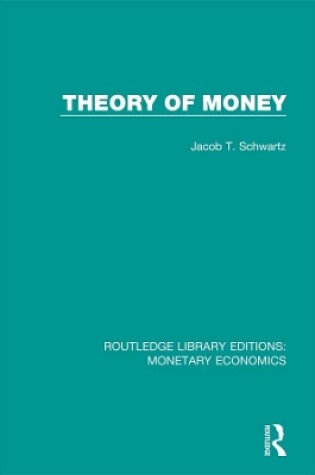 Cover of Theory of Money