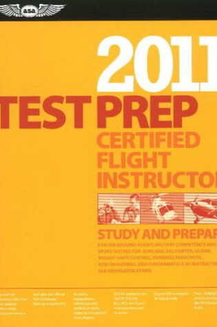 Cover of Certified Flight Instructor Test Prep 2011