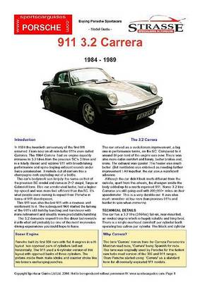 Book cover for 911 3.2 Carrera