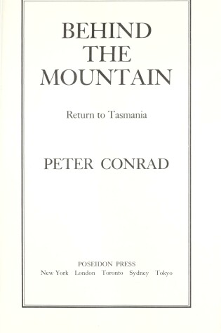 Cover of Behind the Mountain