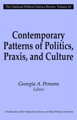 Cover of Contemporary Patterns of Politics, Praxis, and Culture