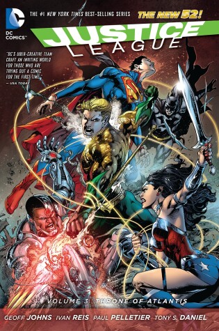 Cover of Justice League Vol. 3: Throne of Atlantis (The New 52)