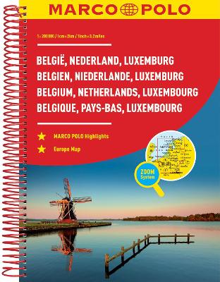 Cover of Belgium/Netherlands/Luxembourg Marco Polo Atlas