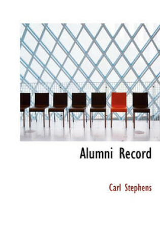 Cover of Alumni Record