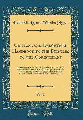 Book cover for Critical and Exegetical Handbook to the Epistles to the Corinthians, Vol. 2