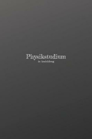 Cover of Physikstudium in Ausbildung