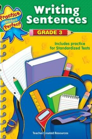 Cover of Writing Sentences Grade 3