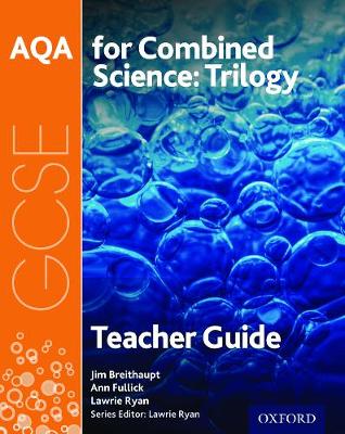 Book cover for AQA GCSE Combined Science Trilogy Teacher Handbook