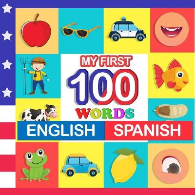 Book cover for my first 100 words English-Spanish