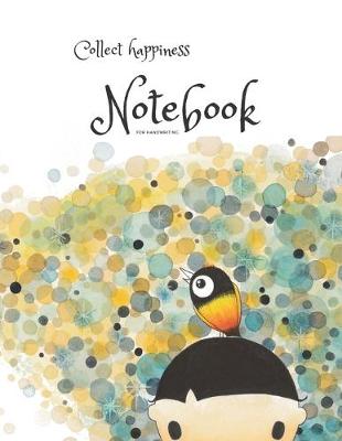 Book cover for Collect happiness notebook for handwriting ( Volume 9)(8.5*11) (100 pages)