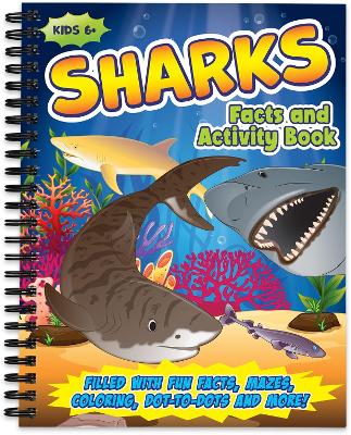 Book cover for Shark Activity Book for Kids