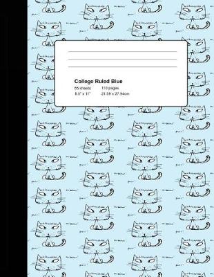 Book cover for College Ruled Blue