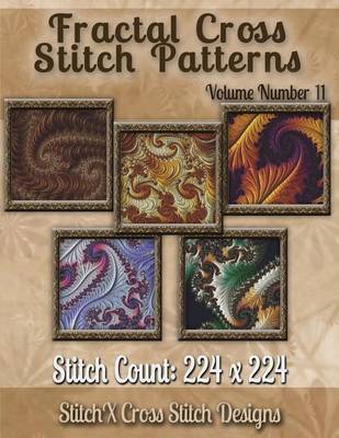 Book cover for Fractal Cross stitch Patterns Volume Number 11