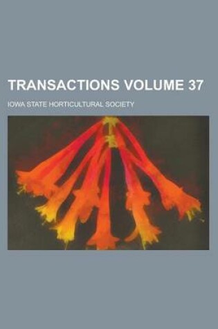 Cover of Transactions Volume 37