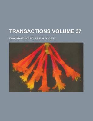 Book cover for Transactions Volume 37