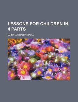 Book cover for Lessons for Children in 4 Parts