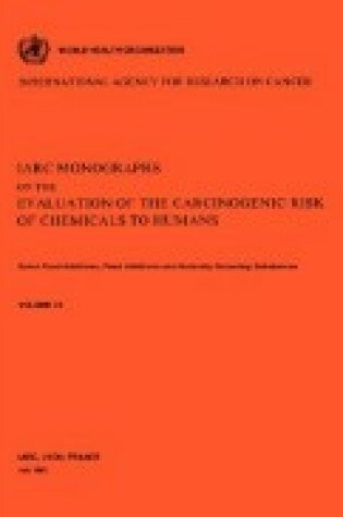 Cover of Monographs on the Evaluation of Carcinogenic Risks to Humans