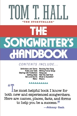 Book cover for The Songwriter's Handbook
