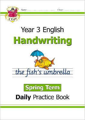 Book cover for KS2 Handwriting Year 3 Daily Practice Book: Spring Term