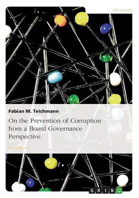 Book cover for On the Prevention of Corruption from a Board Governance Perspective