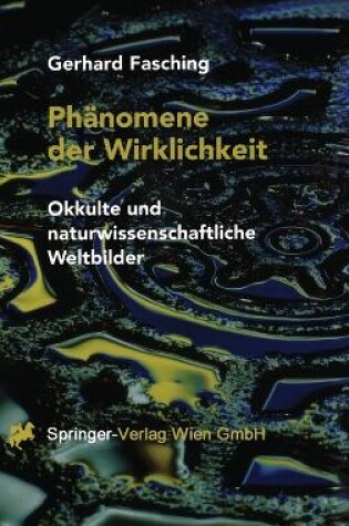 Cover of Phanomene Der Wirklichkeit