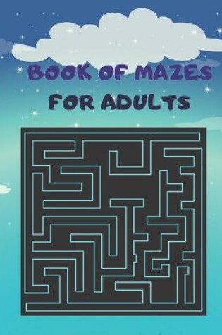 Cover of Book of Mazes for Adults