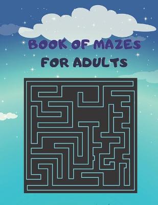 Book cover for Book of Mazes for Adults