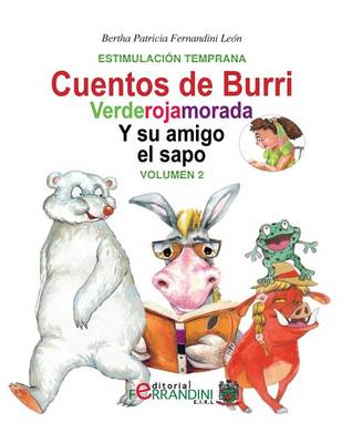 Book cover for Los cuentos de Burri. Verderojamorada y su amigo el sapo