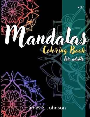 Book cover for Mandalas coloring book for adults