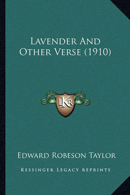 Book cover for Lavender and Other Verse (1910) Lavender and Other Verse (1910)