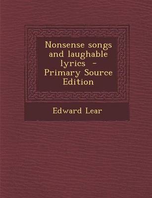 Book cover for Nonsense Songs and Laughable Lyrics