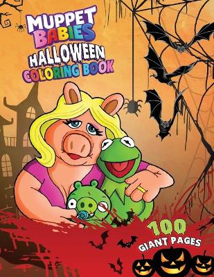 Book cover for Muppet Babies Halloween Coloring Book