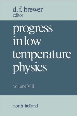 Cover of Progress in Low Temperature Physics