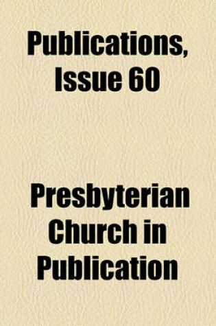 Cover of Publications (Volume 60 )