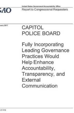 Cover of U.S. Capitol Police Board