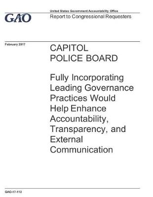 Book cover for U.S. Capitol Police Board