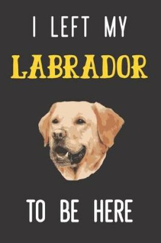 Cover of I Left My Labrador To Be Here