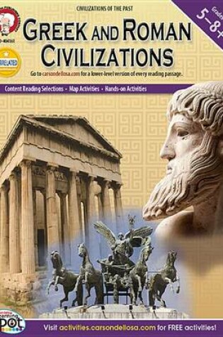 Cover of Greek and Roman Civilizations, Grades 5 - 8